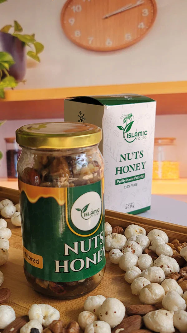 24k Gold Suffron Nuts Honey